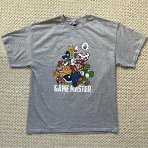 Mens grey Super Mario t-shirt